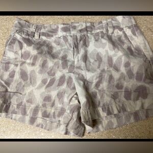 Ladies LOFT Size 2 linen shorts